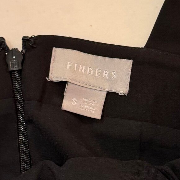 Finders Sangria Black Midi Dress Size Small - Picture 7 of 7